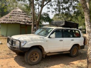 4x4 car with camping gears